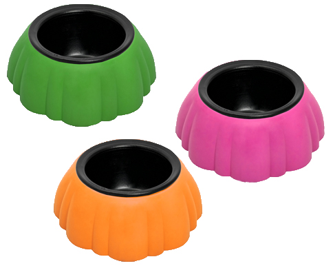 Flower Shape Detachable Metal Pet Bowl (Large)